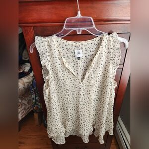 Cabi Floral Top